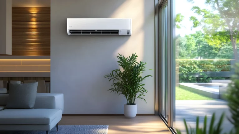 Mini Split in home living room