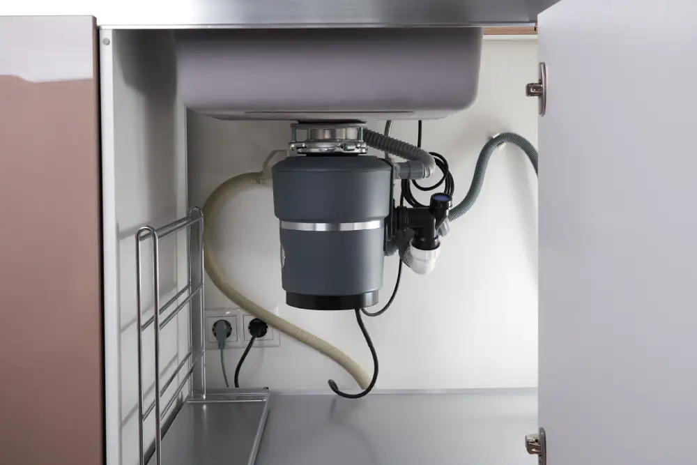 new garbage disposall installed underneath dink