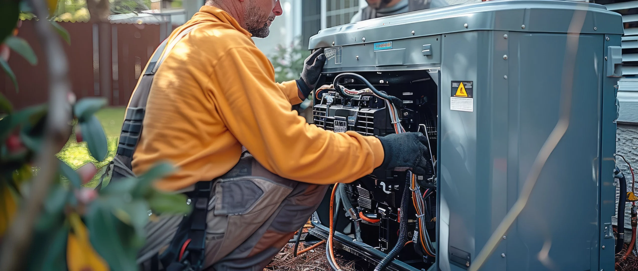 Raleigh Generator Expert installing a home generator